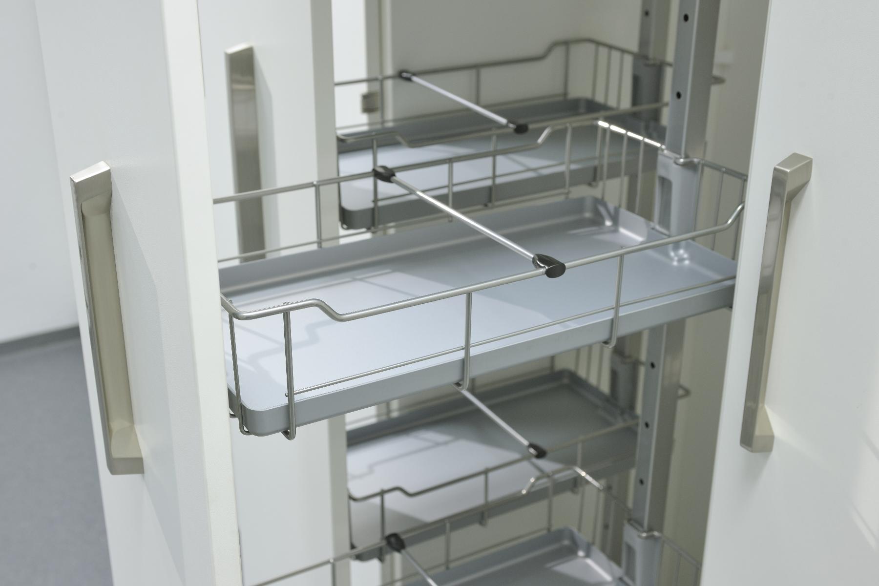 Laboratory storage cupboards